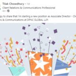 Tilak Chowdhury joins DPNC Global as associate director – client relations and communications