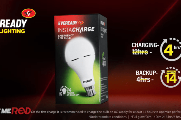 Eveready’s latest TVC showcases its Emergency LED bulb ‘INSTACHARGE’, says ‘Kya Baat Hai’