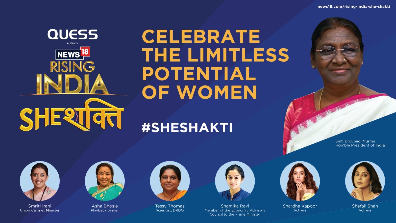 News18’s ‘Rising India - She Shakti’: Celebrating women who are shaping today’s inclusive India