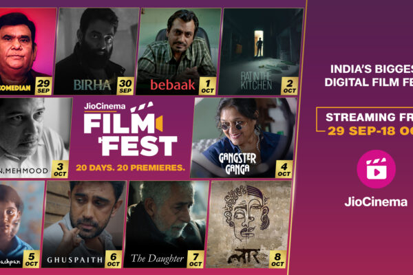 JioCinema launches India’s biggest Digital Film Festival starting 29th September!