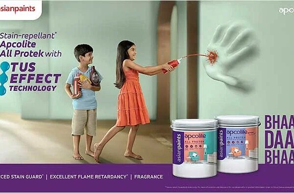 Asian Paints Unveils TV Commercial Highlighting the Magic of Apcolite All Protek in New Campaign 'Bhaag Daag Bhaag