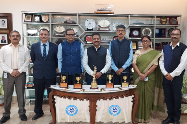 GRSE Bags 5 Awards including “Company of the Year”: 13th ICC PSE Excellence Awards 2023