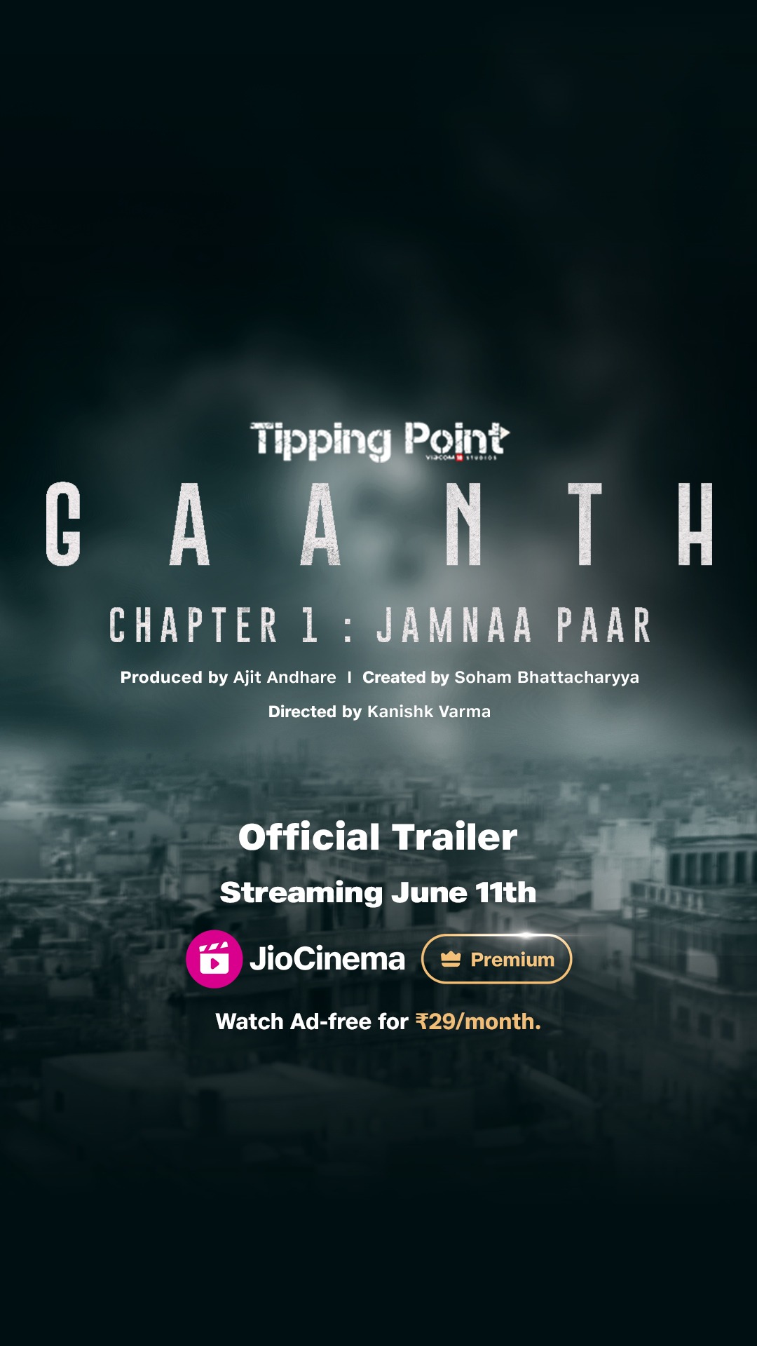 JioCinema Premium to launch intense murder mystery series ‘Gaanth’ on 11th June!