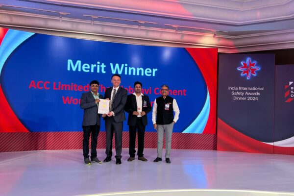 ACC’s Thondebhavi Plant wins the International Safety Award for outstanding focus towards workplace safety