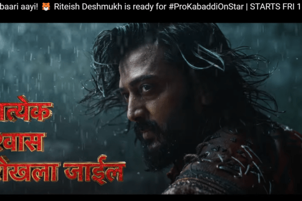 RITEISH DESHMUKH EMBODIES THE FIERCE SPIRIT OF KABADDI IN STAR SPORTS’ HIGH-OCTANE CAMPAIGN FOR PRO KABADDI LEAGUE 2024