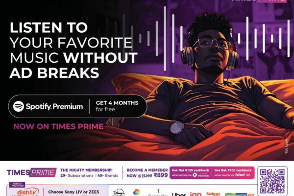 Times Prime Partners with Spotify