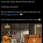 Swiggy Instamart Teams Up with Manish Malhotra for New Ad