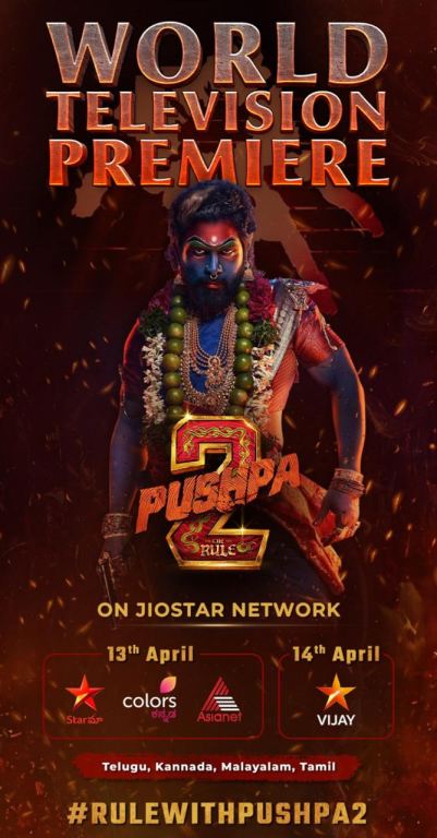 JIOSTAR NETWORK ONBOARDS 28 SPONSORS FOR THE TV PREMIERE OF PUSHPA 2: THE RULE