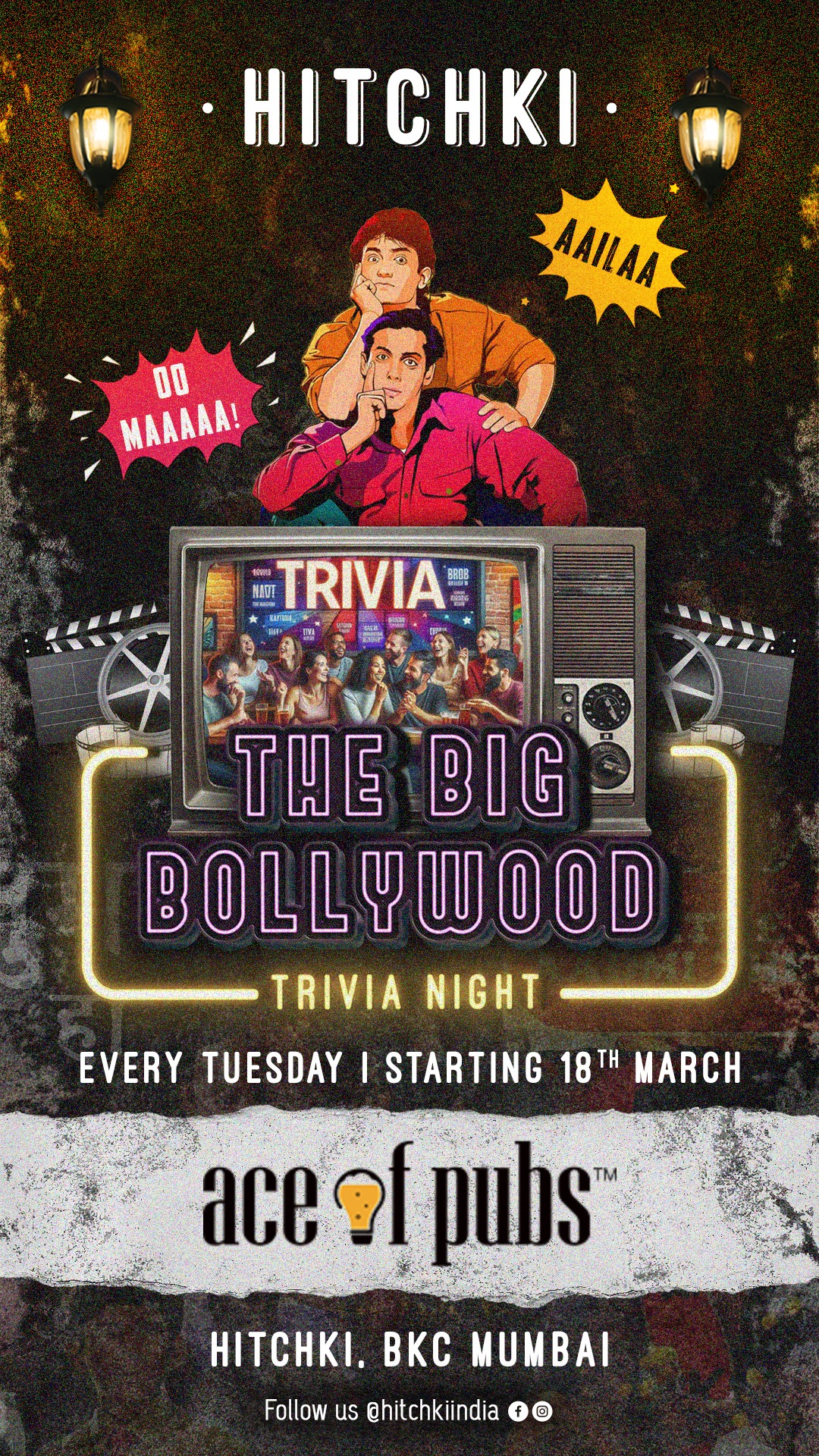 Hitchki Introduces ‘The Big Bollywood Trivia Night’ – A Filmy Extravaganza Every Tuesday!