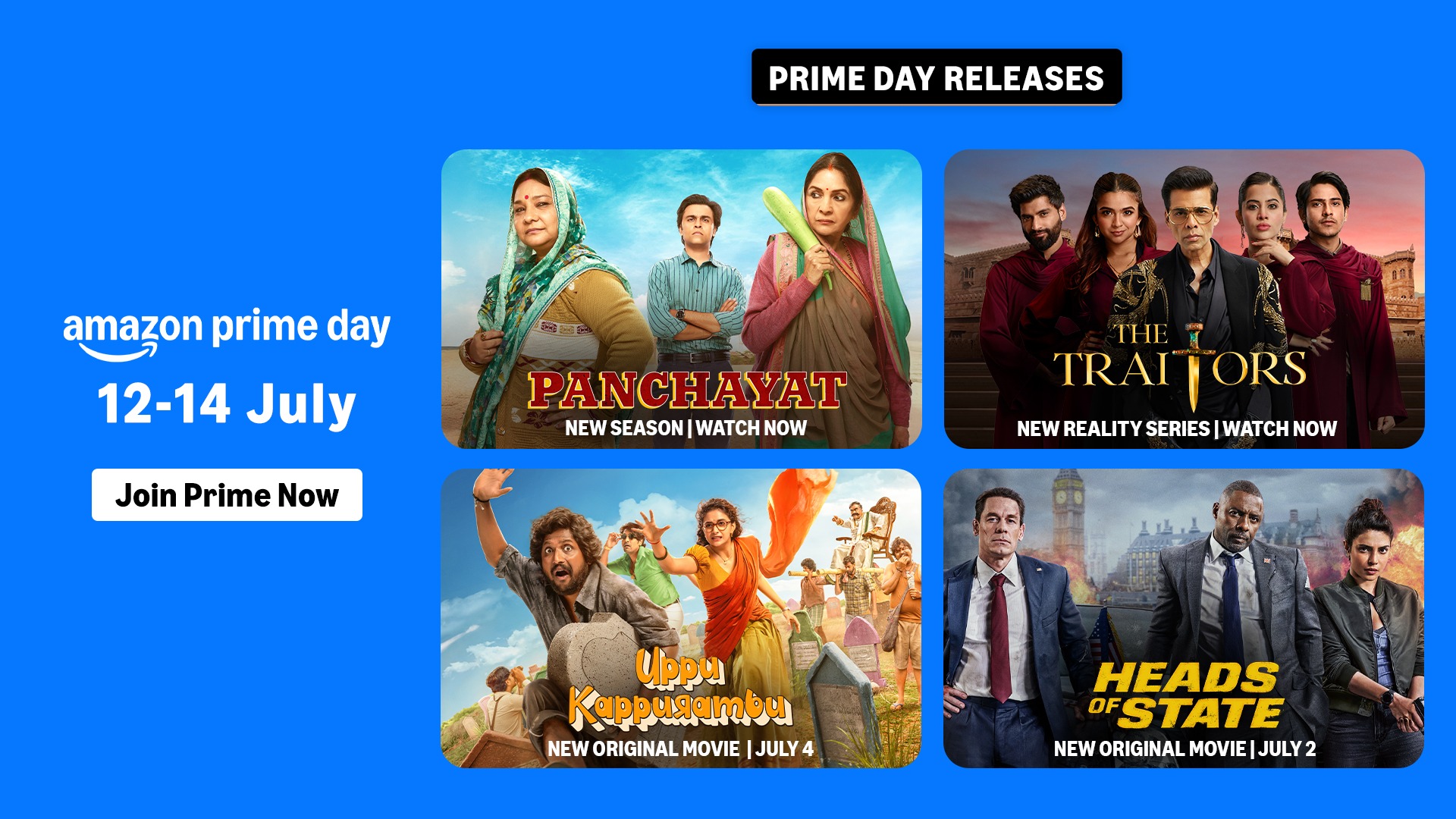 Prime Video Unveils a Blockbuster Line-up for Prime Day 2025 With 17 Indian and International Series and Movies