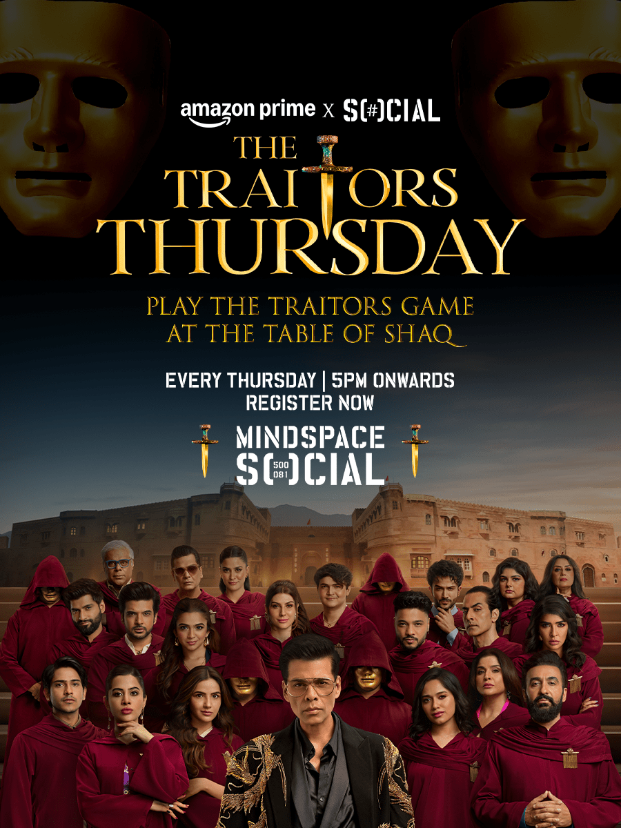 Prime Video’s The Traitors Comes Alive at Mindspace SOCIAL with ‘The Traitors Thursday’