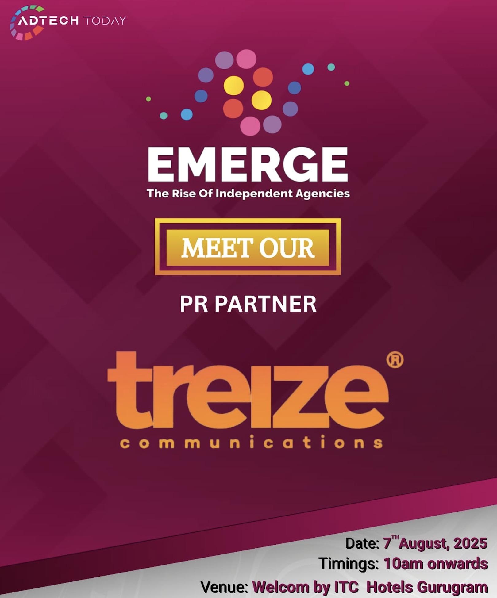 Treize Communications comes onboard as PR Partners for EMERGE 2025
