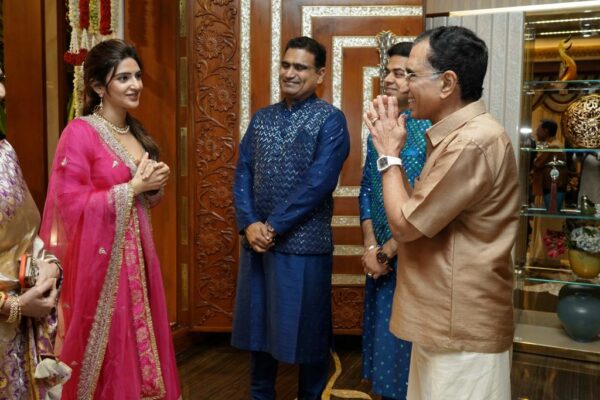 A Star-Studded Navaratri Evening at Kalyanaraman Residence in Thrissur