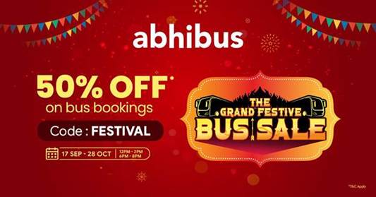 AbhiBus Rolls Out AI-Generated Festive Ad Campaign with Exciting Deals for Dussehra & Diwali 
