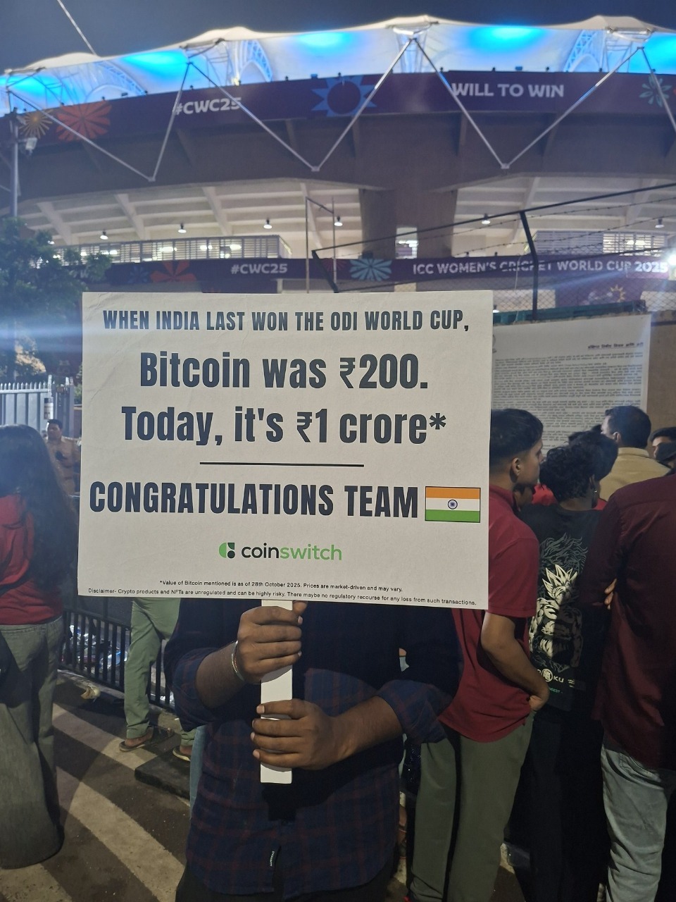 CoinSwitch Turns India’s World Cup Win Into a Viral Marketing Knockout