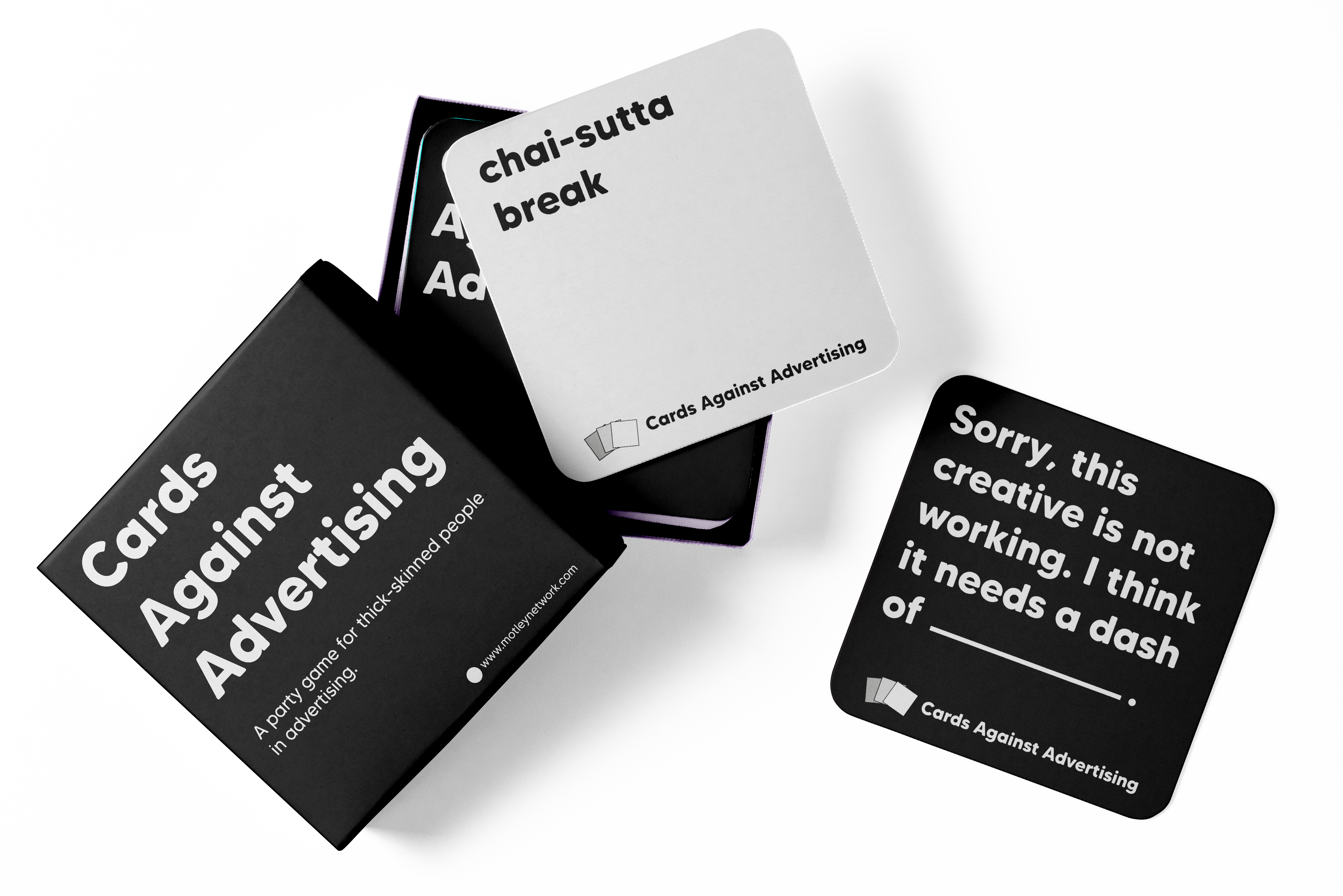 Motley launches Cards Against Advertising parody game on agency culture