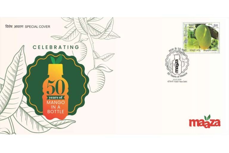 Special India Post Cover marks 50 years of mango drink Maaza