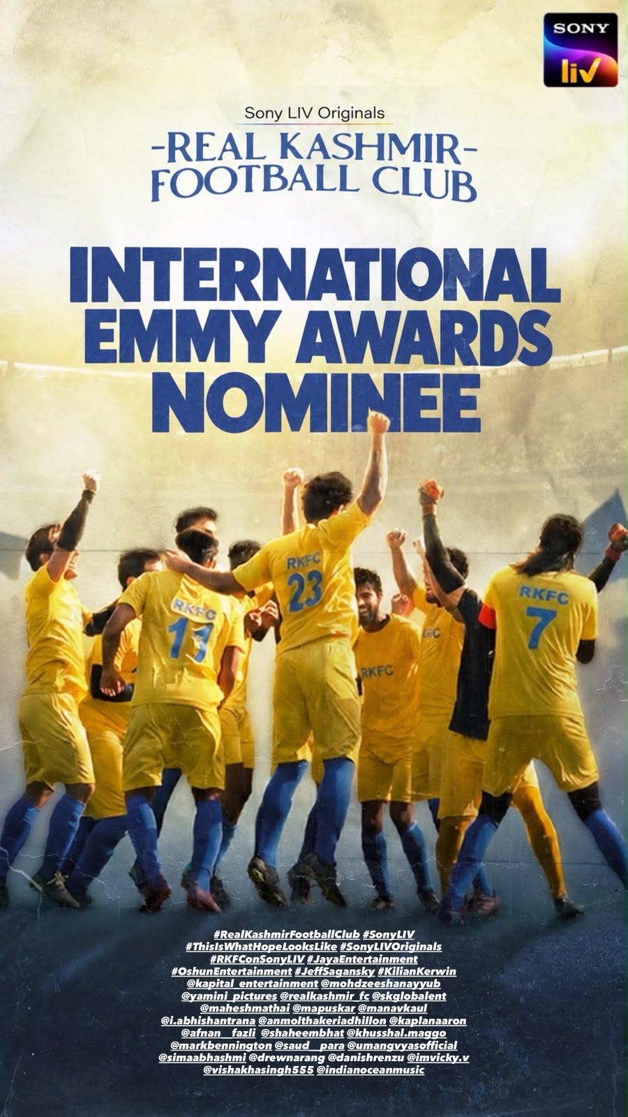 Real Kashmir Football Club International Emmy Award