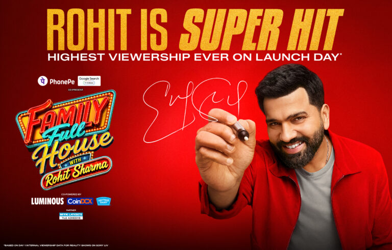 Rohit Sharma powers Sony Pictures Networks India’s ‘Family Full House’ to a record-breaking launch