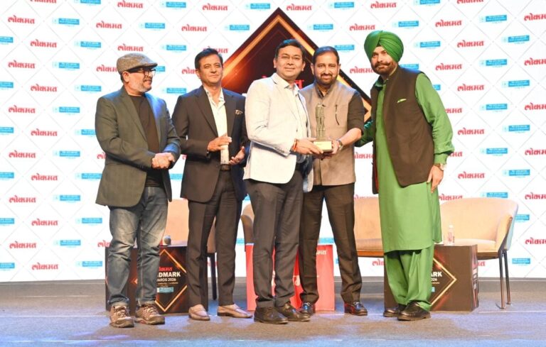 Sachin Bhandari Honoured with ‘Excellence in Real Estate Development’ Award at Lokmat Landmark Awards 2026