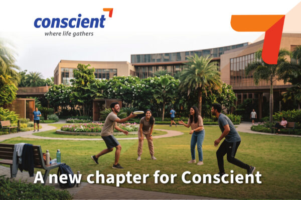 Conscient Infrastructure 50th anniversary brand line