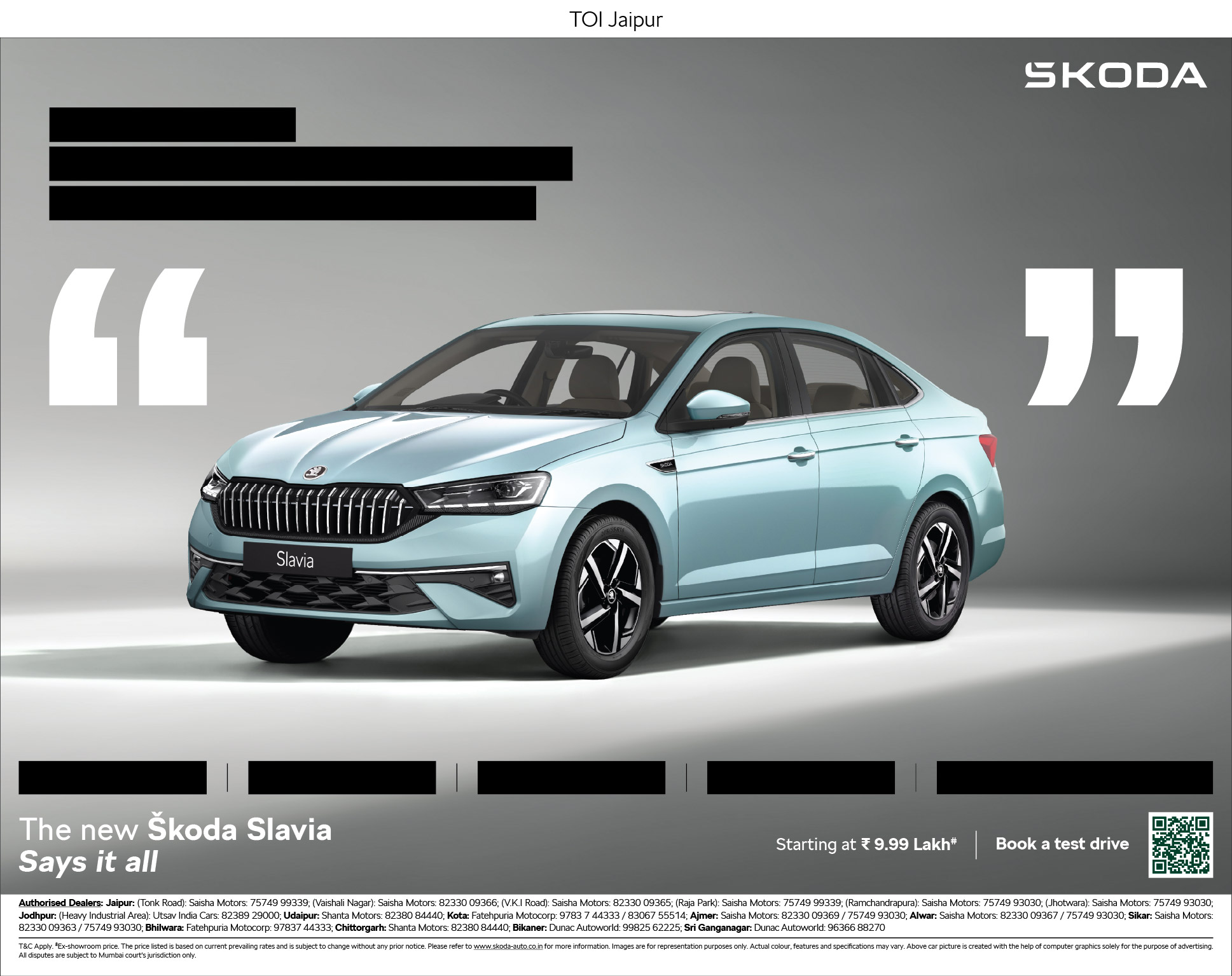 New Škoda Slavia Says It All Campaign